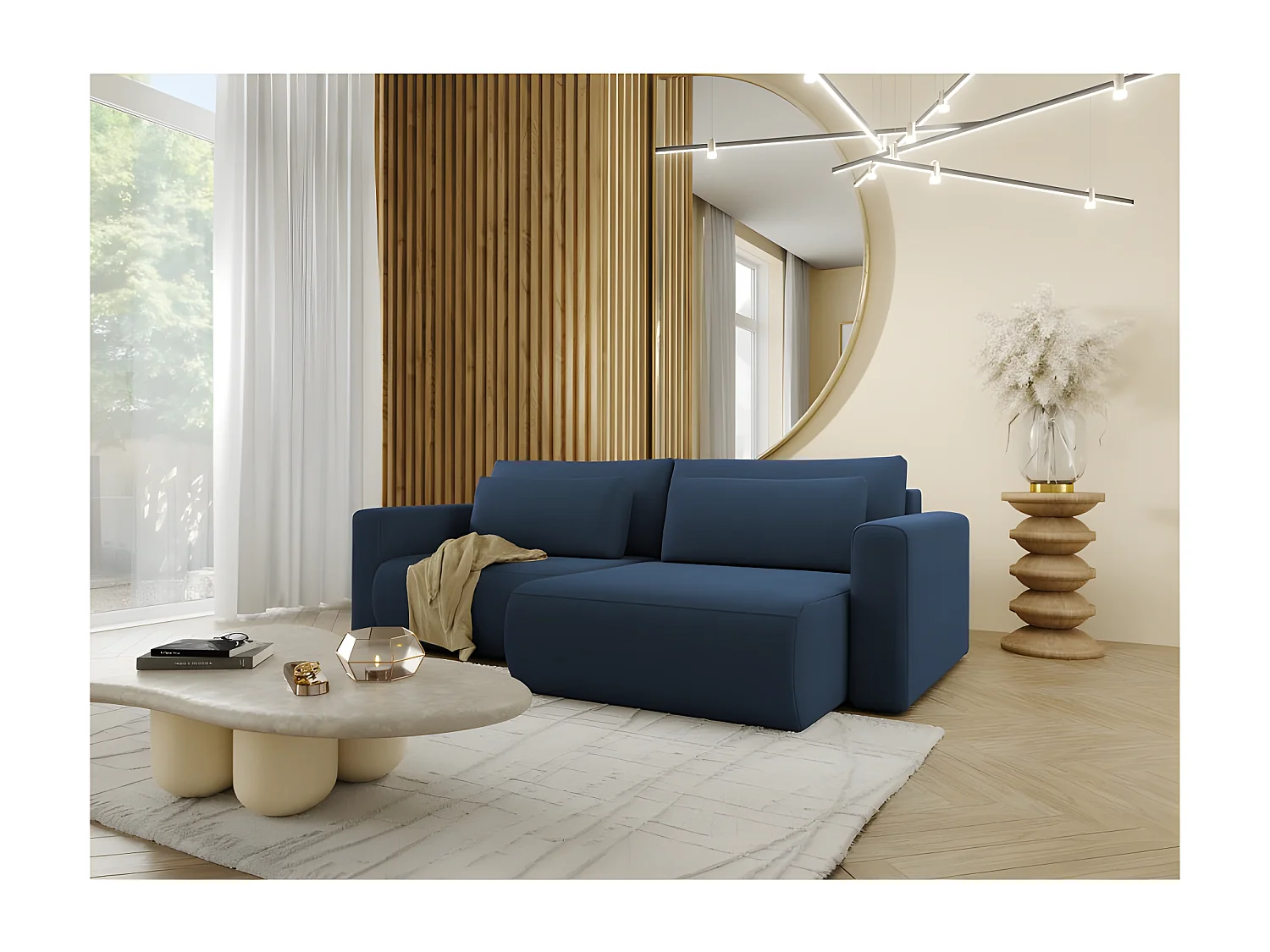 Tendencio Canapé d'angle Convertible LARIA en Tissu Anti tâche hydrophobe Doux au Toucher (Terracotta Tendencio Canapé d'angle Convertible LARIA en Tissu Anti tâche hydrophobe Doux au Toucher (Terracotta