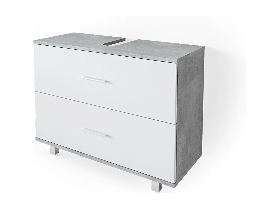 Vicco meuble sous vasque simple Perry, 60 x 55.6 cm, Sonoma