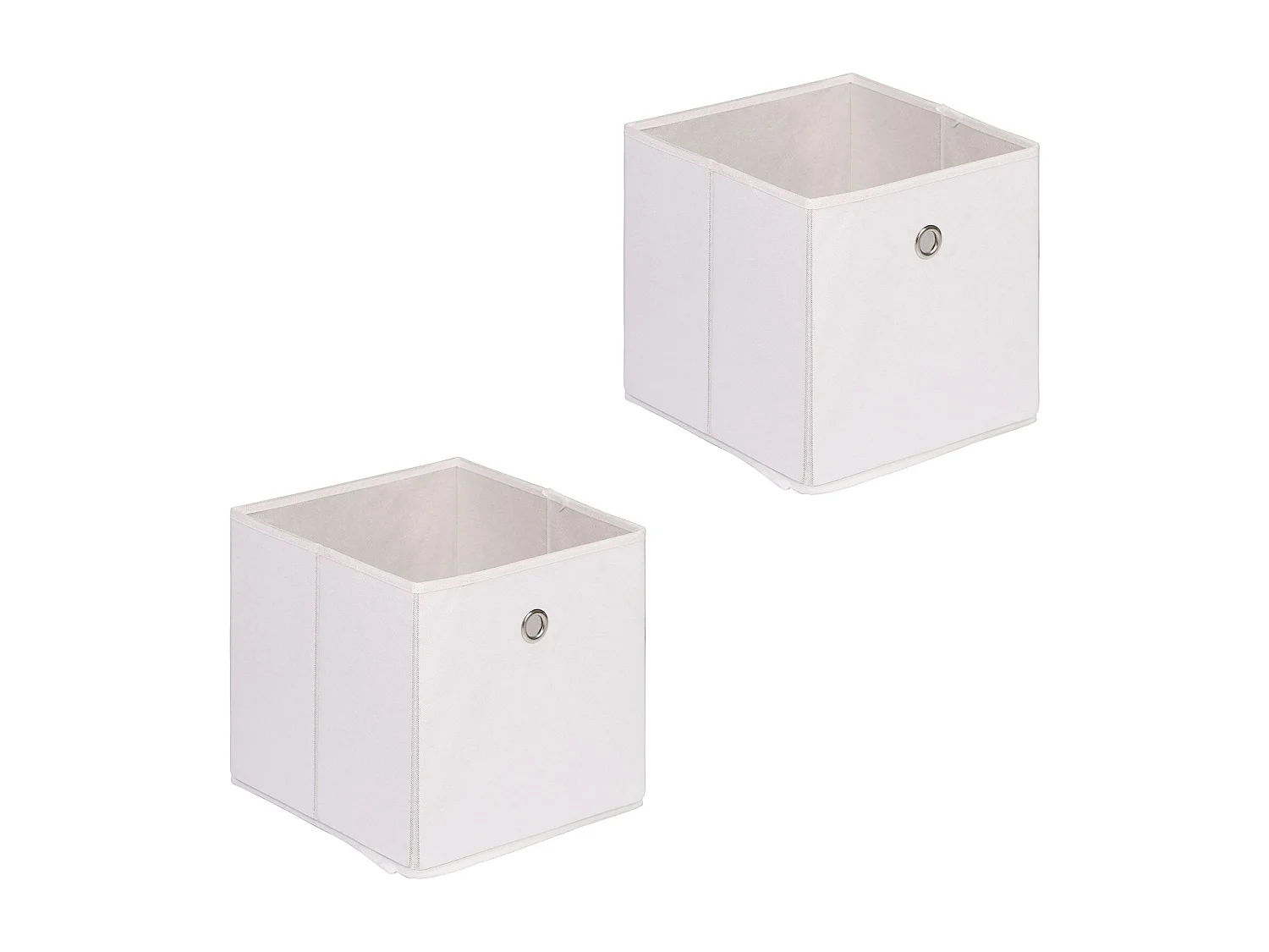 EZOWare Boîtes de Rangement Ouvertes en Textile Non-Tissé, Tiroir en Tissu pour Chambre à Coucher, Chambre d'enfant, Armoire, Salle de jeux pour enfants - Pack de 6 / Pâle Dogwood